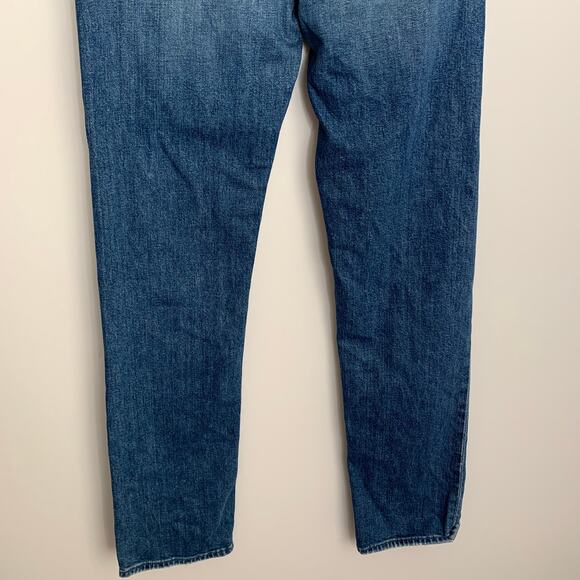 Mother High Waisted Rider Skimp Straight Leg Jeans In Cowboys Don’t Cry Size 26 - Picture 7 of 16